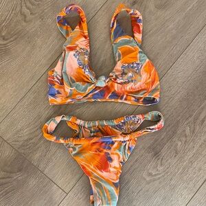 Mikoh Bikini, size Medium top and Small bottom.  Sold together or separately.